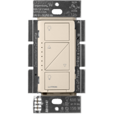 (Caseta Wireless) Atenuador, aumenta/disminuye intensidad de Iluminación, requiere cable neutro. 250W LED /1000 INC/HAL