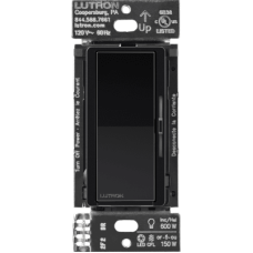 (Caseta Wireless) Atenuador de pared. Aumenta/Disminuye Intensidad de Iluminación.  No requiere cable neutro. 150W LED / 600W INC/HAL