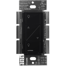 (Caseta Wireless) Atenuador de pared. Aumenta/Disminuye Intensidad de Iluminación. No requiere cable neutro. 150W LED / 600W INC/HAL