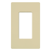 Placa de pared 1 espacio, para atenuador (dimmer), switch ó control remoto inalámbrico LUTRON.