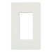 Tapa Color Blanco para interruptor o dimmer Lutron, 1 gang, limpio y moderno