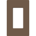 Placa de pared 1 espacio, para atenuador (dimmer), apagador ó control remoto inalámbrico LUTRON.