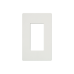 Tapa Color Blanco Satin para interruptor o dimmer Lutron, 1 gang, limpio y moderno