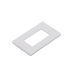 Tapa Color Blanco Satin para interruptor o dimmer Lutron, 1 gang, limpio y moderno