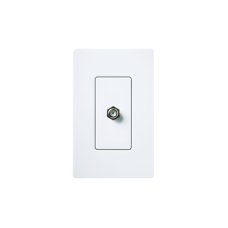 Adaptador de cable coaxial, de pared para cable de TV. Adaptador de cable coaxial, de pared para cable de TV.