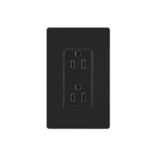 Tomacorriente, receptaculo convencional 120V, 15A, color negro. Tomacorriente, receptaculo convencional 120V, 15A, color negro.