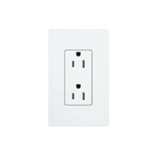 Tomacorriente receptáculo convencional 120V, 15A, color blanco. Tomacorriente receptáculo convencional 120V, 15A, color blanco.