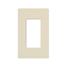 Tapa Color Light Almond para interruptor o dimmer Lutron, 1 gang, limpio y moderno