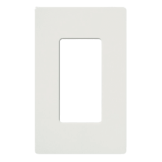 Tapa Color Blanco para interruptor o dimmer Lutron, 1 gang, limpio y moderno