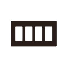 PLACA DE PARED COLOR CAFÉ, 4 ESPACIOS PLACA DE PARED COLOR CAFÉ, 4 ESPACIOS