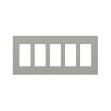 PLACA DE PARED COLOR GRIS, 5 ESPACIOS PLACA DE PARED COLOR GRIS, 5 ESPACIOS