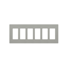 Placa de pared para 6 espacios Placa de pared para 6 espacios