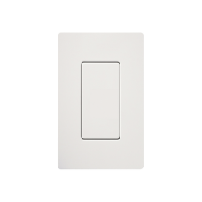 Placa ciega de pared color blanco