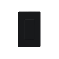 Placa ciega de pared color negro