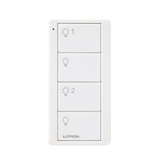 Control remoto PICO 4 botones 2 grupos de encender/apagar. Complemente con un switch on/off o atenuador, Caseta, RA2, RadioRa2 Control remoto PICO 4 botones 2 grupos de encender/apagar. Complemente con un switch on/off o atenuador, Caseta, RA2, RadioRa2