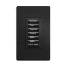 Teclado hibrido seetouch, 6 botones, 2 botones subir/bajar, intensidad 120V/450W, color blanco.