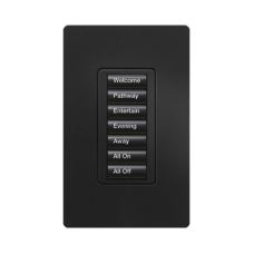 (RadioRA2) Teclado seetouch 7 botones, programe escenas diferentes en cada botón.