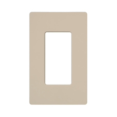Tapa Color Taupe para interruptor o dimmer Lutron, 1 gang, limpio y moderno