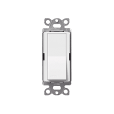 Interruptor Claro, 3 Hilos, 15A, Color Blanco Interruptor Claro, 3 Hilos, 15A, Color Blanco