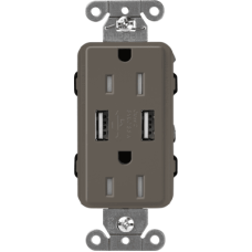 Receptáculo 15 A con puerto USB Receptáculo 15 A con puerto USB