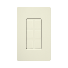 Caja de pared para varios contactos de red o tel, 6 mini espacios