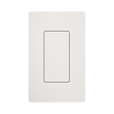 Placa ciega de pared color blanco Snow