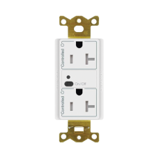Receptáculo con señal inalámbrica ClearConnect Lutron VIVE / 20 A, control inteligente en 1 conector.