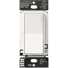 (RadioRa3) Apagador Sunnata color blanco para linea Radio Ra3, 8A de iluminacion, 5.8A Motor