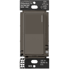 (RadioRa3) Apagador On/Off sunnata color trufa, 8A de iluminación, 5.8A Motor