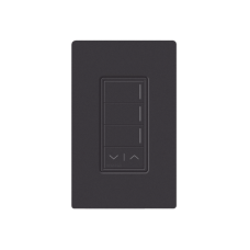 (RadioRa3) Botonera Sunnata Negro 3 escenas y 2 botones subir/bajar para Radio RA3, programe escenas diferentes en cada botón.