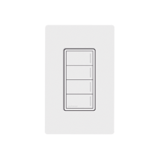 (RadioRa3) Botonera Sunnata Blanco 3 escenas y 2 botones subir/bajar para Radio RA3, programe escenas diferentes en cada botón.