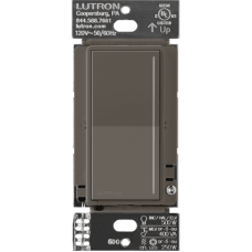 (RadioRa3) Atenuador táctil Sunnata Dimmer PRO color trufa, requiere cable neutro / soporta 250W LED