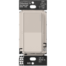 (RadioRA3) Apagador Auxiliar de pared, compañero de apagadores multilocación. Usar en 3 vías o escalera. Taupe