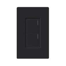 (RadioRa3) Botonera Sunnata Negro 2 escenas para Radio RA3, programe escenas diferentes en cada botón.