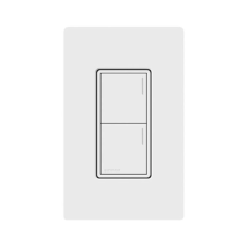 (RadioRa3) Botonera Sunnata Blanco 2 escenas para Radio RA3, programe escenas diferentes en cada botón.