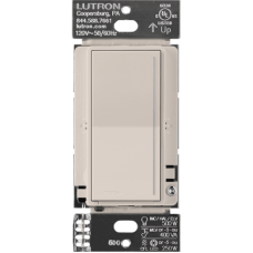 (RadioRa3) Apagador Sunnata color blanco para linea Radio Ra3, 8A de iluminacion, 5.8A Motor