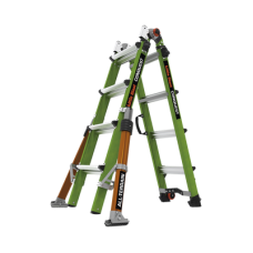 Escalera Multi-Posiciones de 6.7 m (22') para Suelos Inclinados o con Desniveles. Escalera Multi-Posiciones de 6.7 m (22') para Suelos Inclinados o con Desniveles.