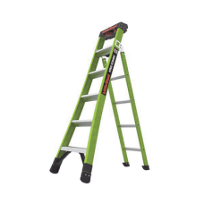 Escalera de Tijera 3 en 1 de 1.8 Metros, Fibra de Vidrio (SKU13906-001). Hecha en E.U.A. (Versión 2.0)