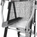Escalera de Fibra de Vidrio  con Jaula de 8'-14' (2.44 - 4.27 m). Con Ajuste en Ruedas (RATCHET™ Leveler) (SKU:18515-817).