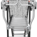Escalera de Fibra de Vidrio  con Jaula de 8'-14' (2.44 - 4.27 m). Con Ajuste en Ruedas (RATCHET™ Leveler) (SKU:18515-817).
