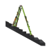 Escalera Multi-Posiciones de 6.7 m (22') para Suelos Inclinados o con Desniveles. 