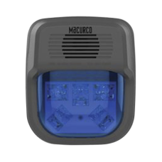 Sirena Estrobo Color Azul Para Paneles y Detectores Macurco Sirena Estrobo Color Azul Para Paneles y Detectores Macurco