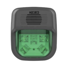 Sirena Estrobo Color Verde Para Paneles y Detectores Macurco Sirena Estrobo Color Verde Para Paneles y Detectores Macurco