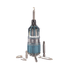 Desarmador Makita Con 18 Puntas intercambiables Tipo: Ph 2, Pz 1, Pz 2, Pz 3, SI 4, SI 5, SI 6. Desarmador Makita Con 18 Puntas intercambiables Tipo: Ph 2, Pz 1, Pz 2, Pz 3, SI 4, SI 5, SI 6.