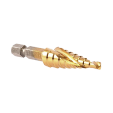 Broca escalonada espiral de hss-ti 4-12 mm zanco de 1/4