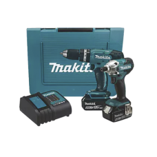 KIT(DHP453 ROTOM.+ DTD156 ATORN.IMP.) LI-ION 2 BAT 1.5 AH Y CARG C/LUZ 18V