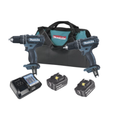 KIT (DHP482Z Rotom..+ DTW181Z Pistola Impacto)  2 Baterías de 3 AH y Cargador Estuche de Lona18V