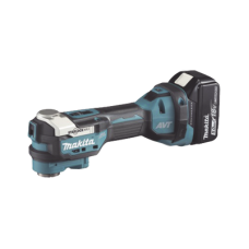 Multiherramienta Oscilante Inalámbrica de 18V, incluye 2 Baterías  BL1850B de 5.0 A, Cargador DC18RC, Accesorios y Estuche Makpac