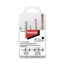 Juego de 5 Brocas con Inserción Hexagonal de 1/4