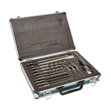 Juego de 14 piezas de Brocas, Cinceles y Broquero SDS Plus Makita